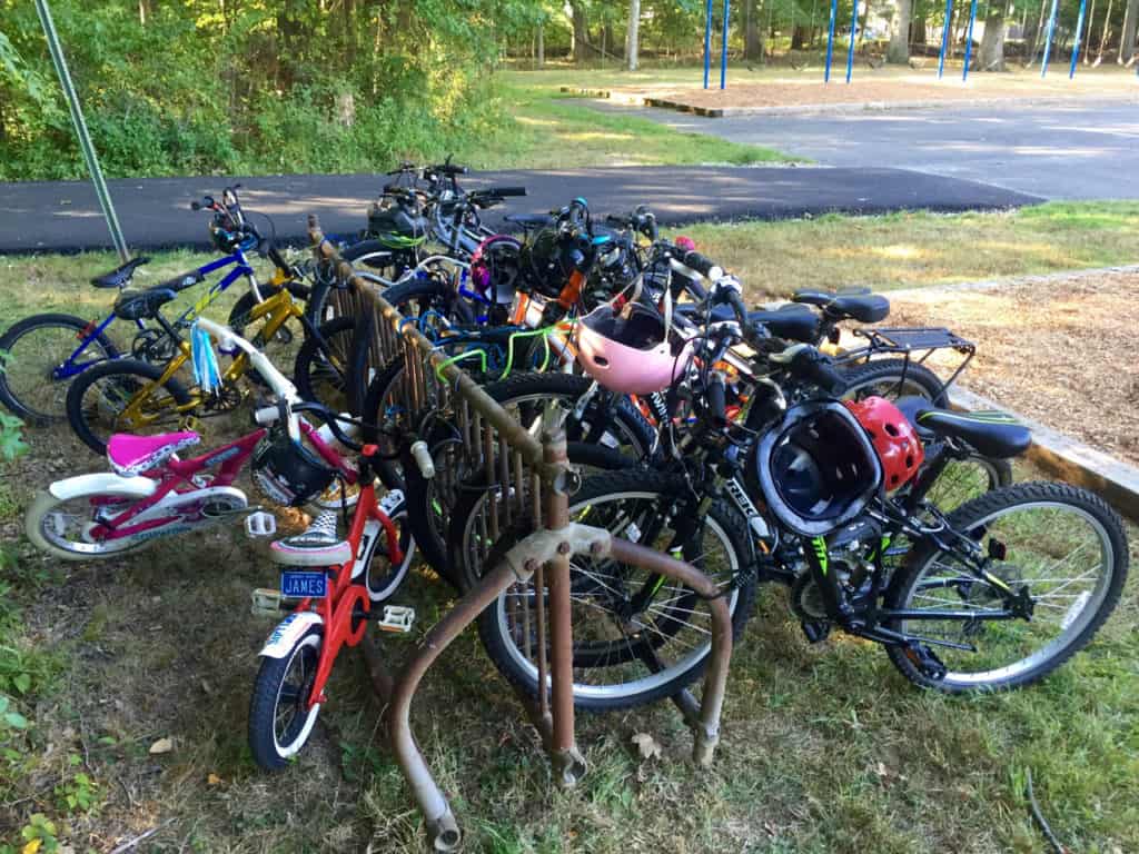 Full bike racks help win New Providence grant